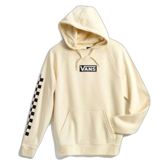 VANS Minnesota Versa Pullover Hoodie Mens Medium 38 40 Checkered Longsleeve NEW - Picture 1 of 4
